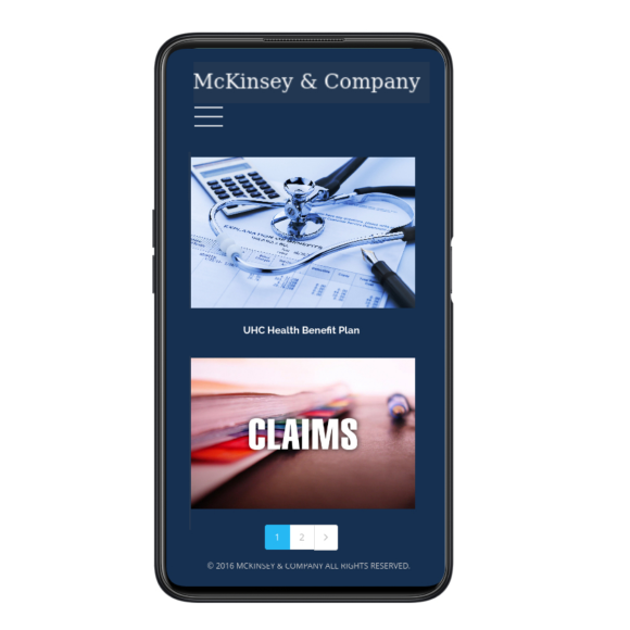 IT Research Mobile First Design